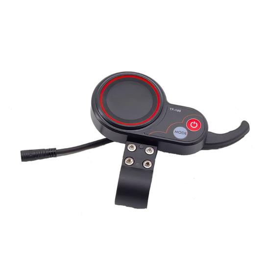 TF-100 Display Elektroroller Daumen Kommunikationsinstrument 20A 6-Pin Gasgriff 48V für Elektroroller