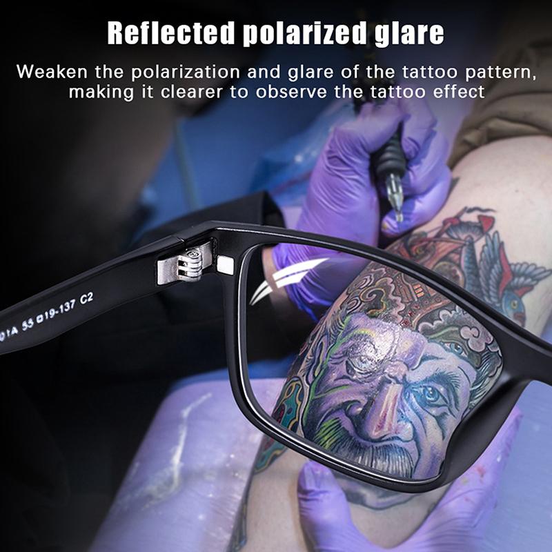 Hochwertige magnetische integrierte Tattoo-Filter-Augenschutzbrille, hochauflösendes Zubehör für Tattoo-Werkzeuge für mehrere Szenen