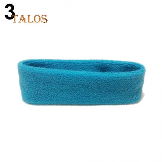 Unisex Sport Yoga Fitness Stretch Schweiß Schweißband Haarband Stirnband Kopfbedeckung Haare Schmuckstück hellblaue