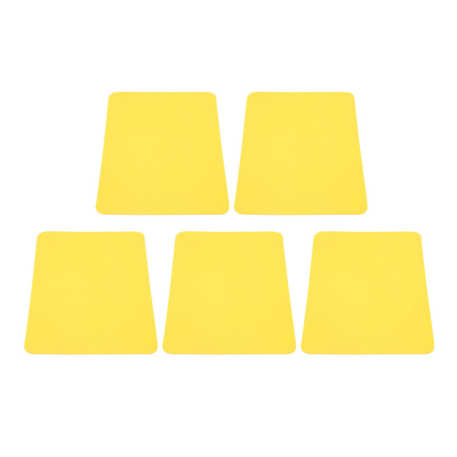 5 Stück PVC Bootsreparaturflicken PVC Lochreparaturflicken für Schlauchboot Kajak Kanu Wasserspielzeug gelb