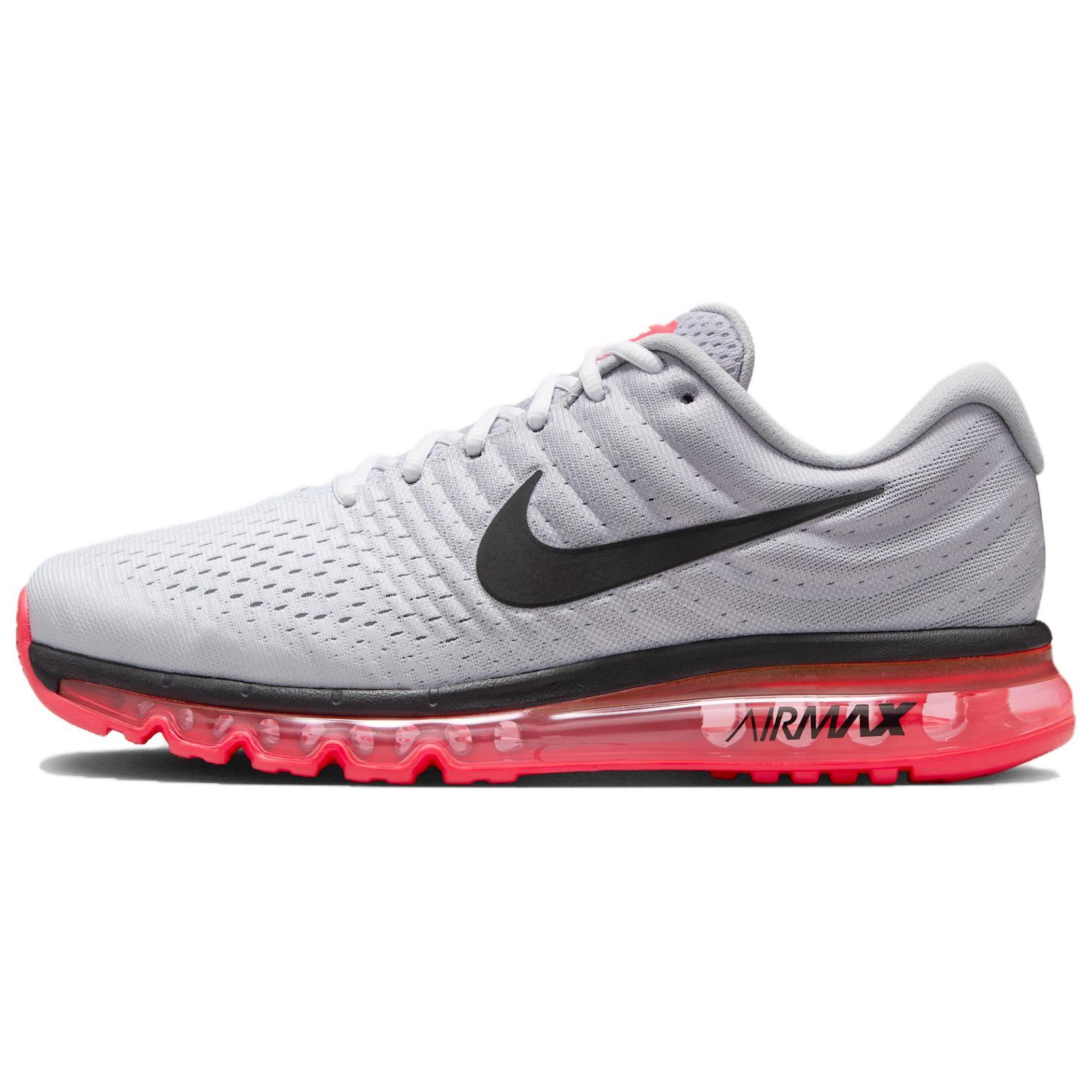 Nike Air Max 2017 Niedrig geschnitten Freizeit Laufschuhe Herren Grau 849559-106 44 grau