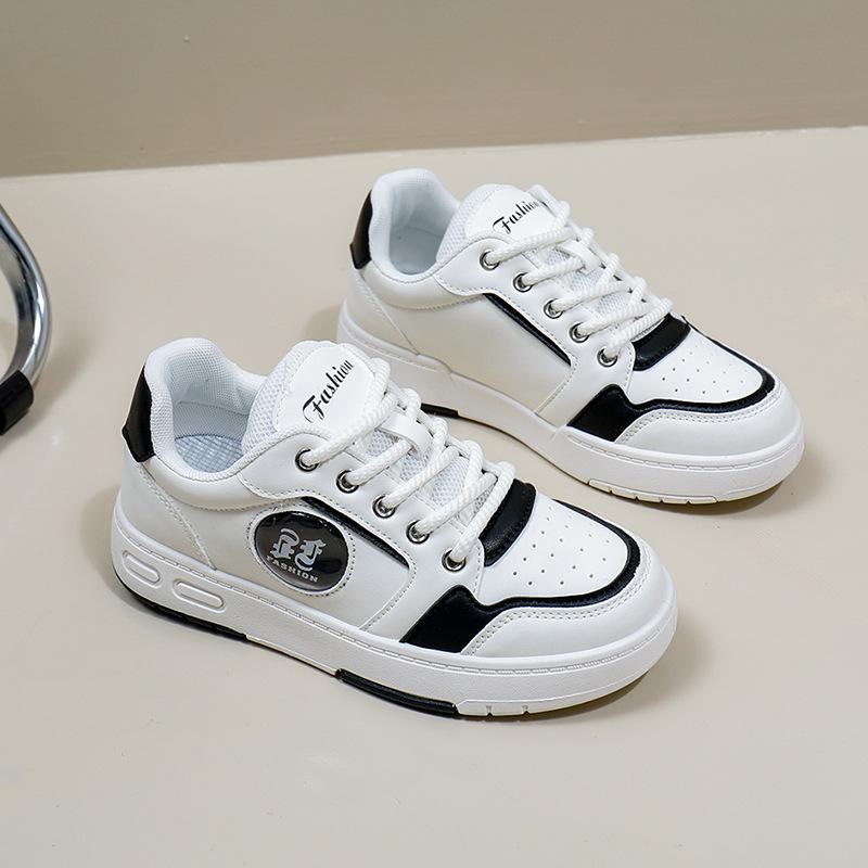 Weiße Schuhe für Frauen Neue Herbststudenten All-Match Casual Ins Fashion Schuhe Dicke Unterseite Fashion Sneakers 40