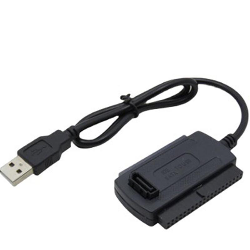 Neueste USB 2.0 zu SATA IDE Festplatte Adapter Konverter ROM HDD/SSD CD 1 SATA IDE 2,5 Adapter DV R7D8 black-One-size