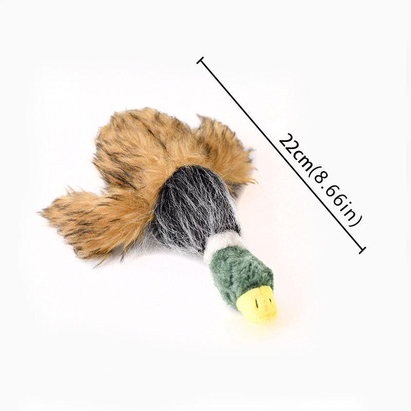 Cartoon Ente Plüsch Hund Spielzeug Biss Widerstand Quietschende Sound Haustier Spielzeug Reinigung Zähne Kauen Liefert 22cm