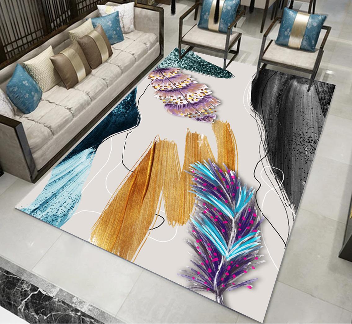 Wunderschöne Rosa Rosen Teppiche Wohnzimmer Haushaltsdekoration Sofa Tischbereich Waschbar Rutschfest Weiche Bodenmatte Schlafzimmerdekor Teppiche 60x90cm door mat