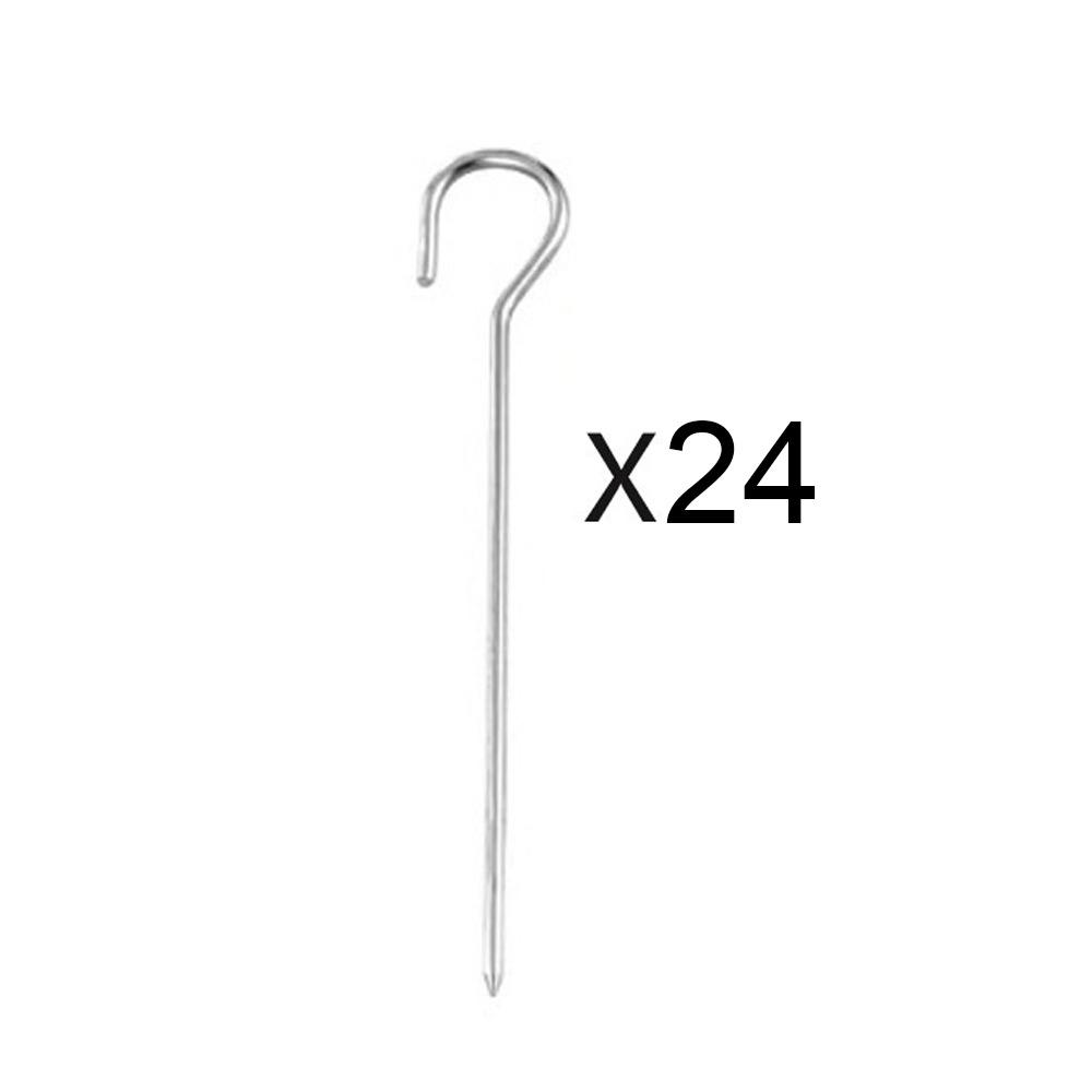 Abnehmbarer vertikaler Grillrost, vertikale Grillspießhalterung für Air Fryer-Zubehör 24Pcs Baking Needle