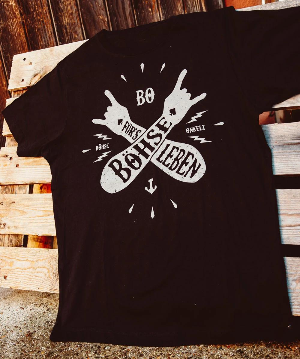 Deutsches Heavy Metal Böhse Onkelz T-Shirt Welttournee Merch Kurzarm Herren Damen Oversized Y2K T-Shirt Baumwolle Hohe Qualität Kleidung S