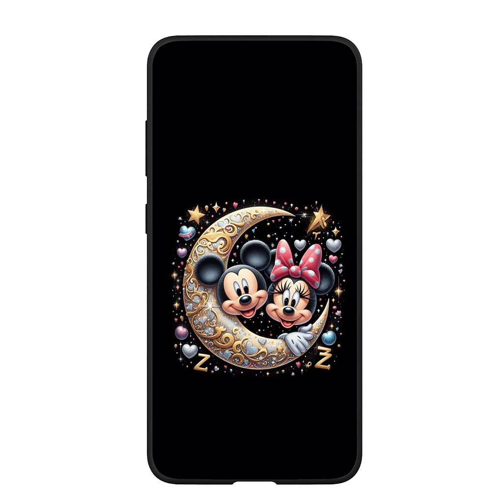 Handyhülle für Samsung Galaxy S24 S23 iPhone 16 15 14 Xiaomi Redmi Note 13 12 11 Plus 10 9 Pro Max X XR OPPO Huawei Neue Mickey Mouse Süße Minnie Hülle for Samsung Galaxy Note 10 Lite rehbraun