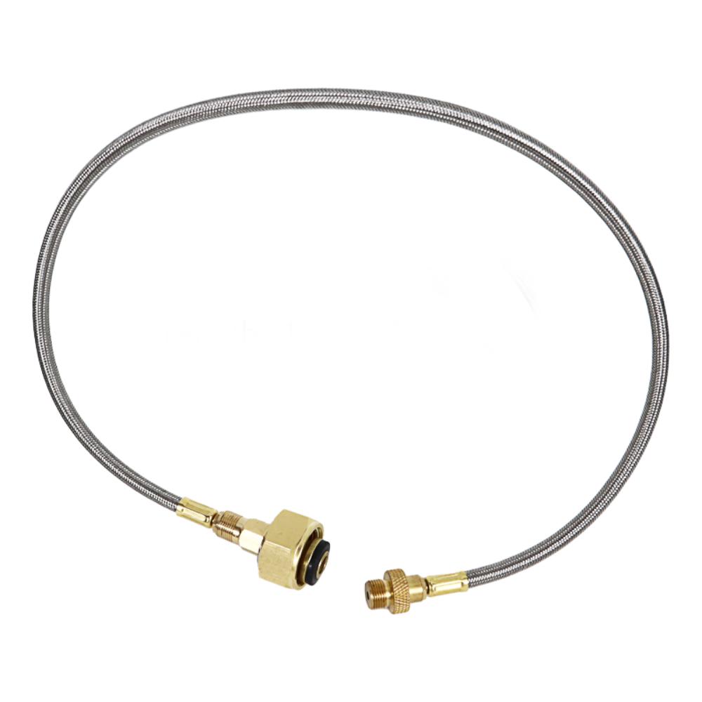 Langlebiger Gasherd Propan Nachfülladapter Manuell LPG Zylinder Schlauchverbinder Tube