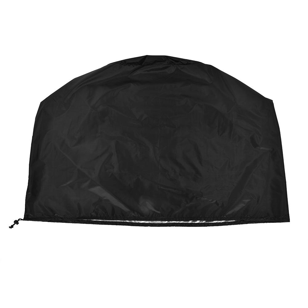 Wasserdichte BBQ-Abdeckung, Grill-Gasgrill-Abdeckung, strapazierfähiger Schutz für den Außenbereich, 70 x 70 x 70 cm (Schwarz) schwarz
