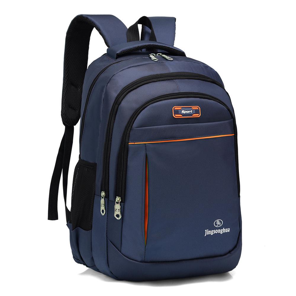 IELGY Wasserdichter Rucksack für Herren, Business, Computer, Reisen, modisch, koreanische Schultasche blau