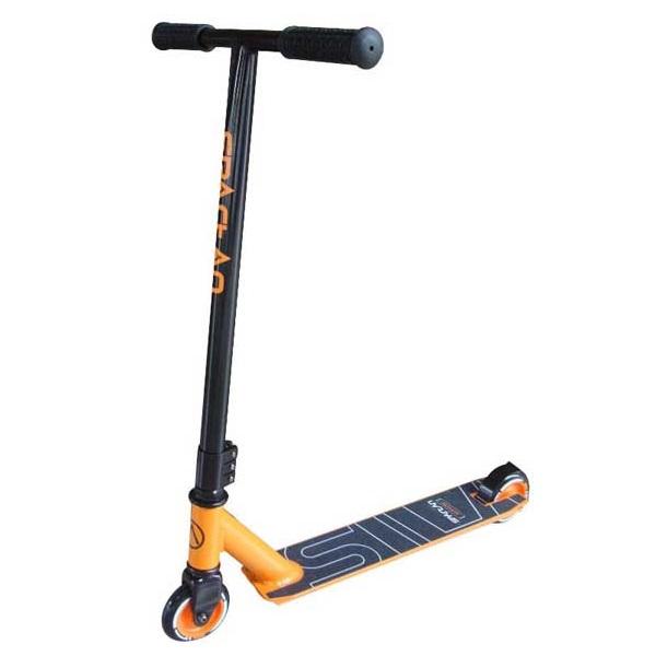 SPARTAN Stunt Alu Freestyle Scooter, Schwarz/Orange, ABEC 7