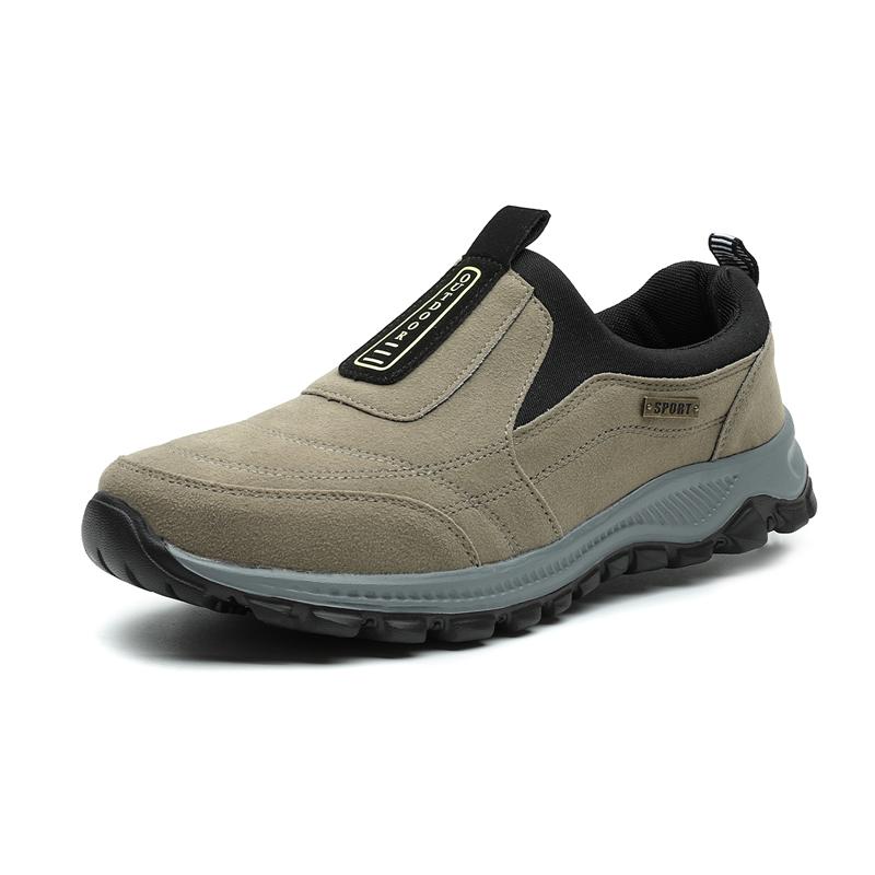 Hochwertige Unzerstörbare Herrenschuhe Sneaker Atmungsaktive Laufschuhe Leichtgewicht Anti-Rutsch Outdoor Herren-Sneaker Herrenschuhe 46 khaki
