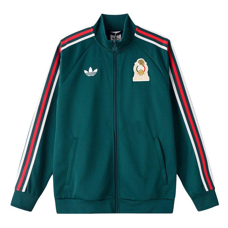 Adidas Originals Dreistreifen Fitness Training Stehkragen Reißverschluss Atmungsaktiv Langarm Laufjacke Herren Jacken KS9389 3XL