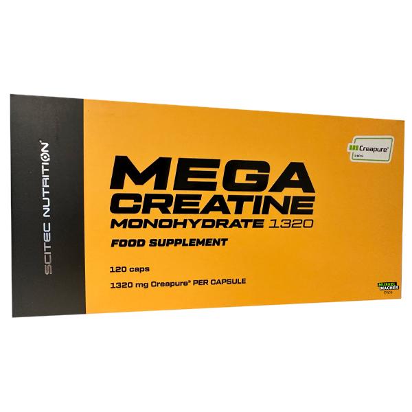 Scitec Nutrition - Mega Kreatin Monohydrat 1320, 120 Kapseln 120 caps
