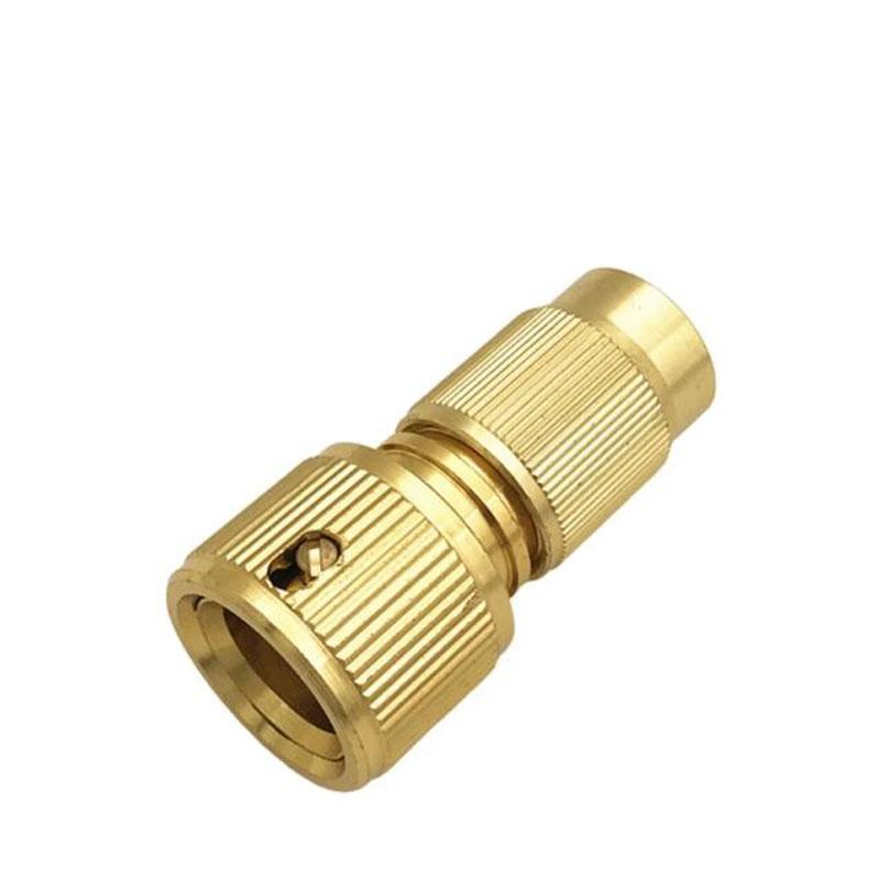 Garten Dehnbarer Schlauch Reparatur Wasserschlauch Reparatur für Gartenschlauch Ersatz Pack of 1 gold