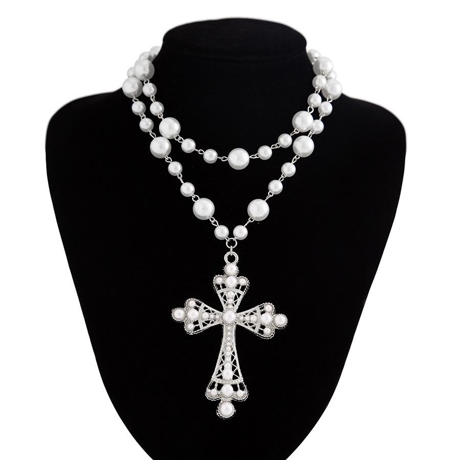 Koreanischer Stil Sterling Silber Kreuz Halskette für Damen - Einfach, Minimalistisch, Hochwertiger Anhänger Schlüsselbein Kette