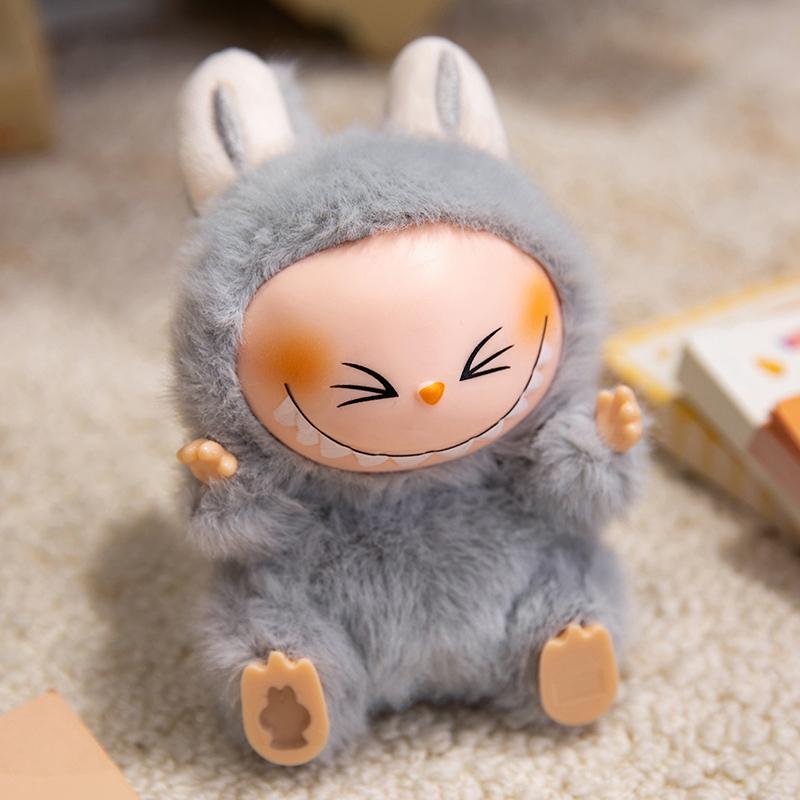 Schlüsselanhänger Spielzeug Geburtstagsgeschenke Neues Spielzeug Puppe Deko Geschenk Puppenmodell Spielzeug Niedliches Monster Replik Schlüsselanhänger Spielzeug Geburtstagsgeschenke 15cm grau