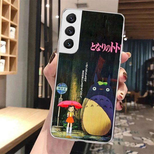 Totoro Studio Ghibli Anime Soft Phone Case für Samsung Galaxy S23 S22 Ultra S21 Plus S20 Fe S10 Lite S9 S8 + S10e S7 Edge Patter Samsung S21