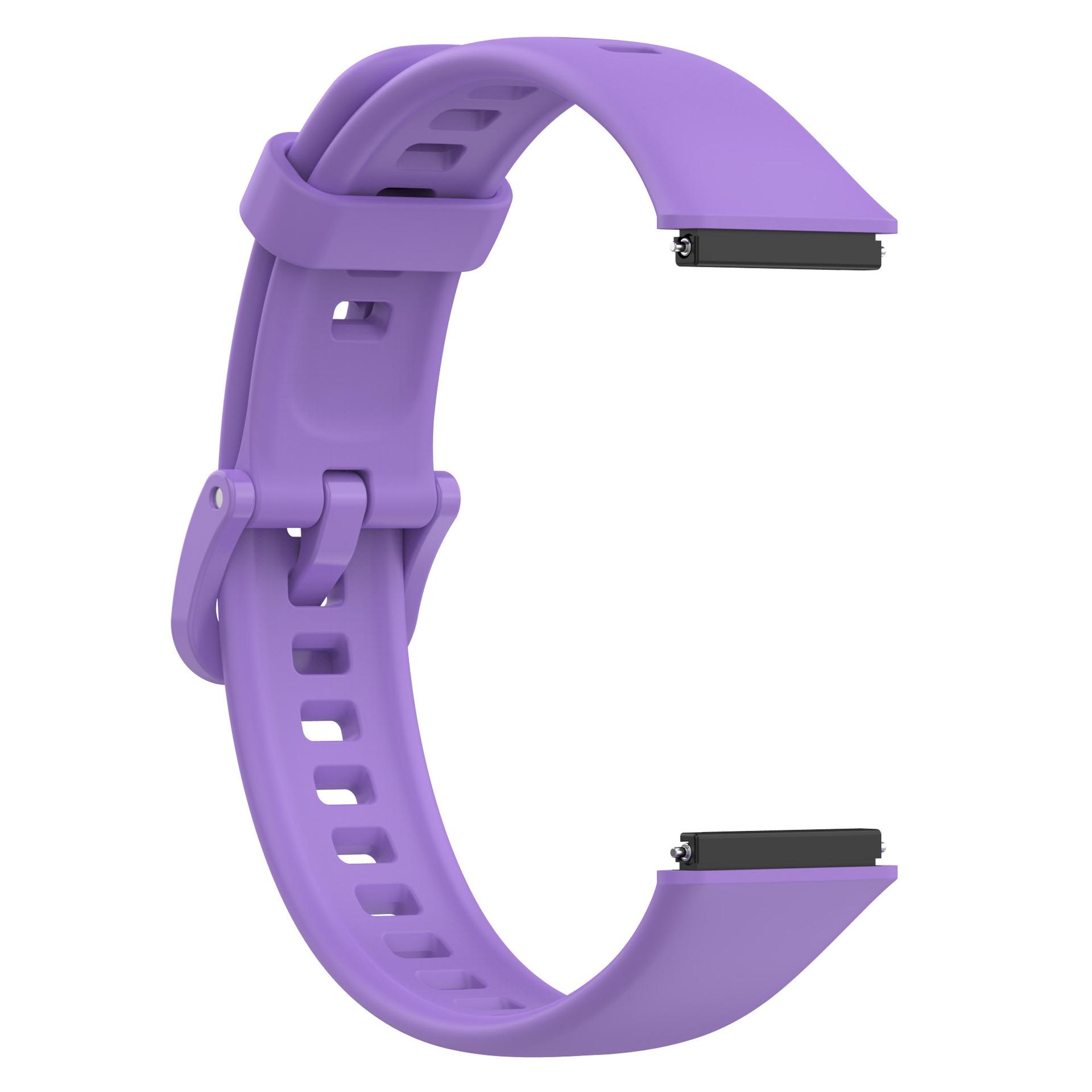 Silikonarmband für Huawei Band 9 / Band 7 Armband Ersatzarmband für Honor Band 7 Uhrenzubehör For Huawei Band 7 licht lila