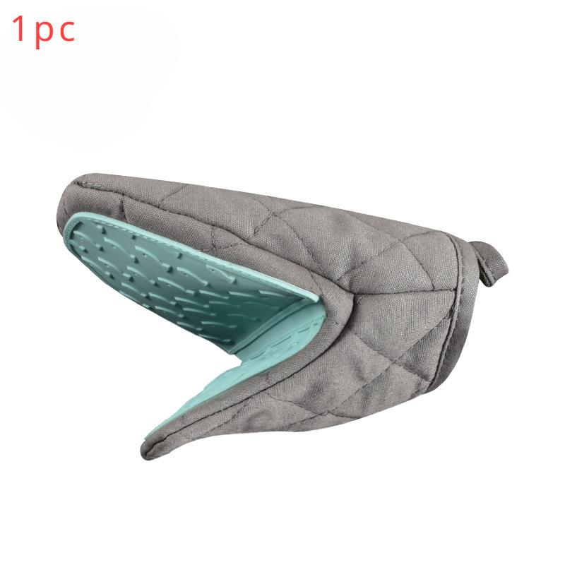 1pc Silikon Anti-Verbrühungs-Ofen Handschuhe Küche Silikon Handschuhe Tablett Schüssel Schüssel Halter Ofen Hände Küche Handschuhe blau