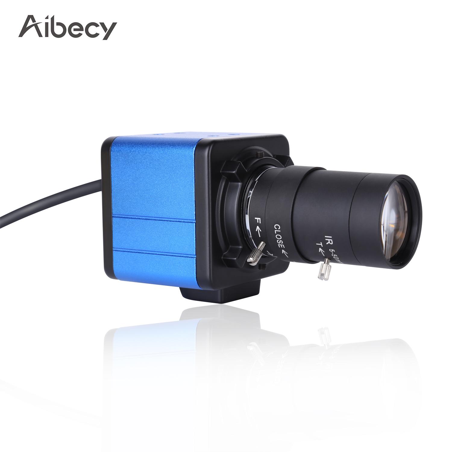 Aibecy 1080P HD-Kamera, Computerkamera, Webcam, 2 Megapixel, 10-facher optischer Zoom, 80-Grad-Weitwinkel Without Holder blau