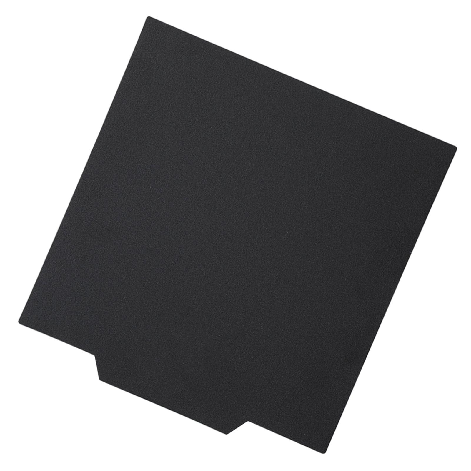 Upgrade-Aufkleber für magnetische Bauplatten für Ender-3-Oberflächen, ultraflexible, abnehmbare Heizbettabdeckung für 3D-Drucker, 235 x 235 mm schwarz