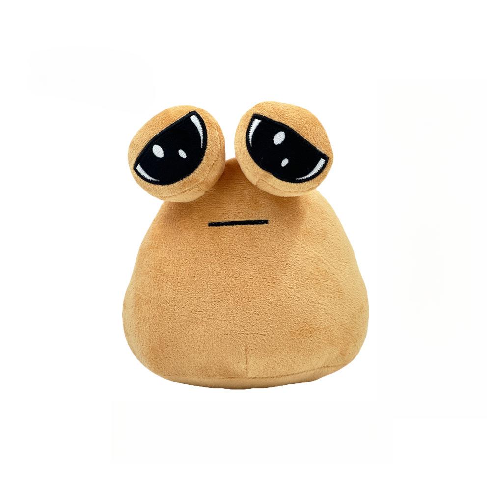 25cm Pou Alien Plüsch Pink Lächelndes Gesicht Plüschtier Furdiburb Emotion Alien Große Augen Plüschtier Stofftier Pou Puppe