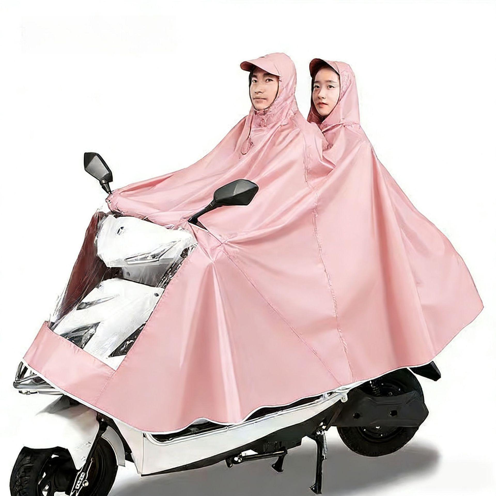 Extragroßer sturmsicherer Regenponcho für Elektrofahrzeuge und Motorräder für Damen & Herren - Ganzkörperabdeckung 6XL