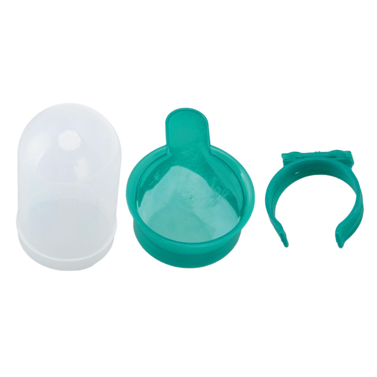 Taubenwasserspender Praktischer Großer Fassungsvermögen Automatischer Vogeltränkespender für Vogelkäfig Grün