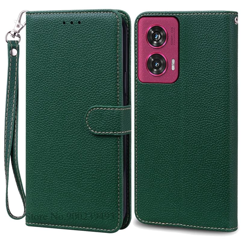 Für Motorola Edge 50 Fusion Hülle Brieftasche Leder Klapphülle Für Moto Edge 50 Fusion Hülle Ständer Buchhülle Coque Fundas Capa Moto Edge 50 Fusion