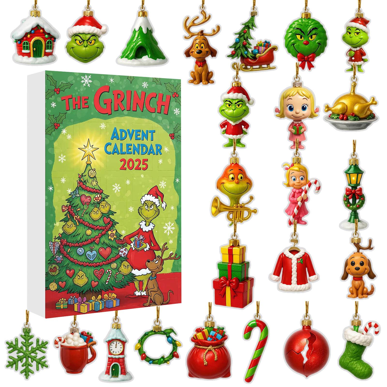 Adventskalender enthält 24 Geschenke, süßer Figuren-Puppen-Adventskalender, Countdown-Kalender mit Überraschungsspielzeug, Sammelfiguren als Geschenk für Kinder One Size
