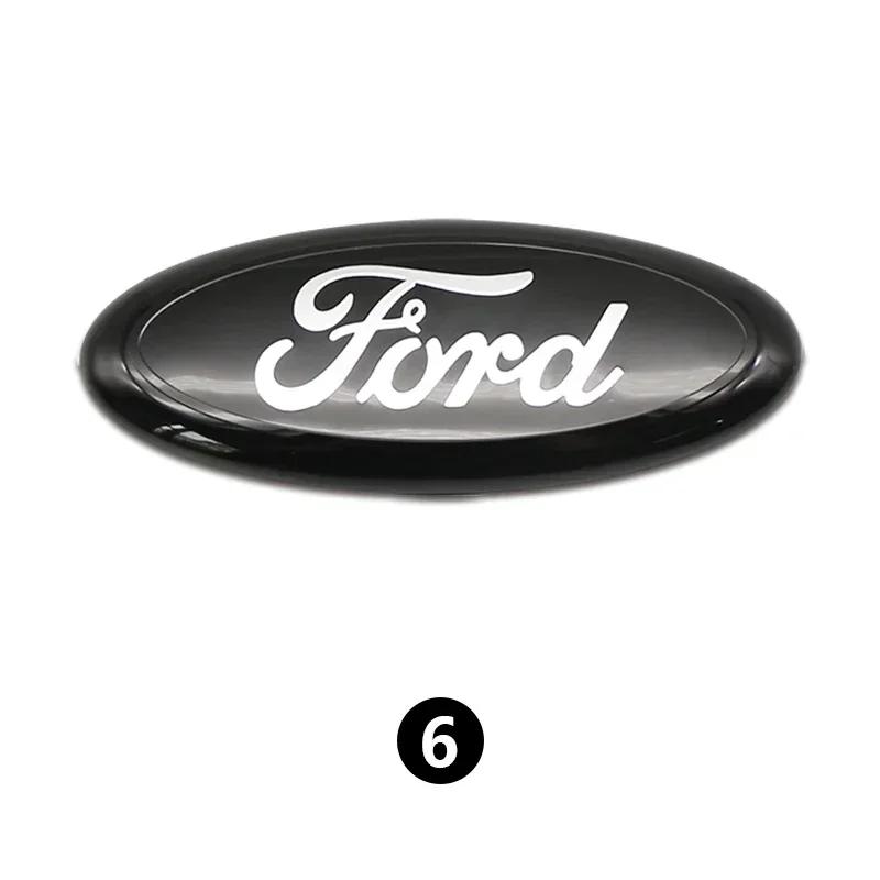Autoaufkleber 2026 Ford Neu 2025 Heißes Auto Frontgrill Emblem Heckklappe Logo Abzeichen Aufkleber Zubehör für Ford Focus mk2 mk3 Fies 17.5x7.5cm