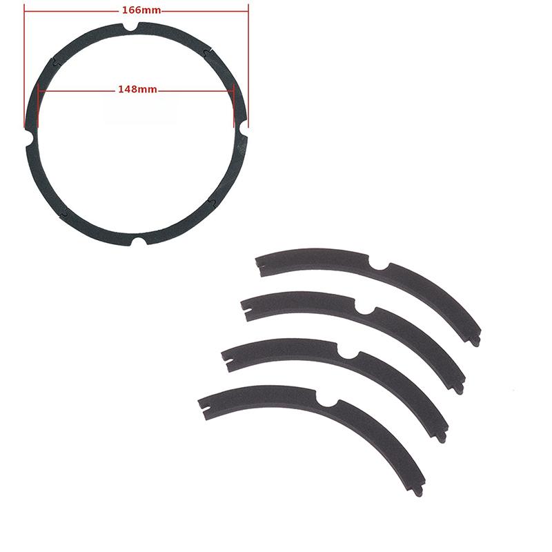 1 Satz Gummi Lautsprecher Reparaturteile Schaumstoff Sicken Ringe Horn Presskante Dichtung Lautsprecher Sicken Reparatur Schaumstoff Tieftöner Sicken 6inch