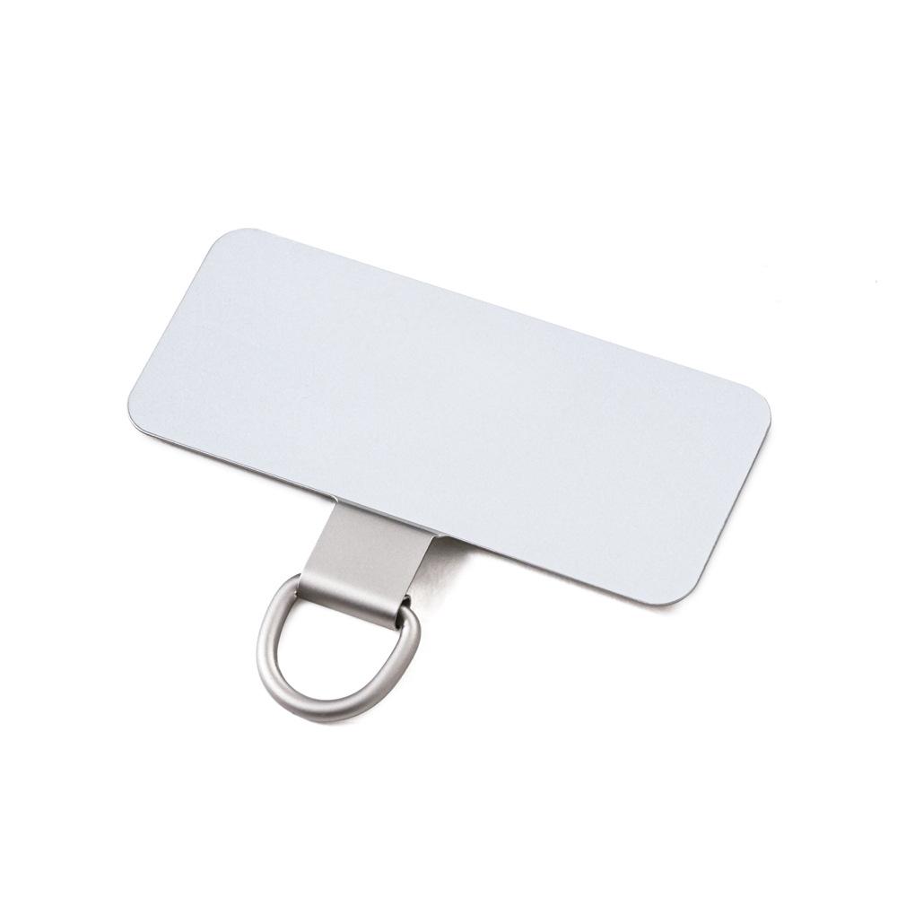 Clips Edelstahl Telefon Tether Tab Universal Crossbody Anti-verloren Telefon Lanyard Ersatz Teil für Handy silber