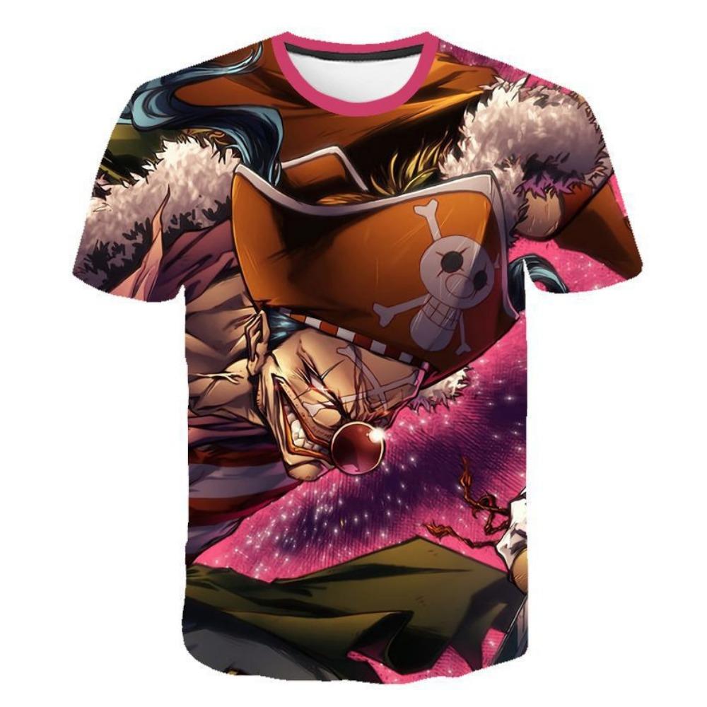 8 Farben Lustiges Cartoon-T-Shirt mit ONE PIECE-Motiv Cooles Herren-T-Shirt mit Rundhalsausschnitt, lässig, Unisex, Streetwear, Anime, Fashion, T-Shirt, Camisetas, Ropa Hombre XXXXL rosa