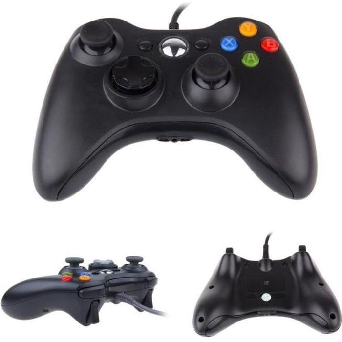 Kabelgebundener Xbox-Gamecontroller für PC und; Xbox 360 schwarz