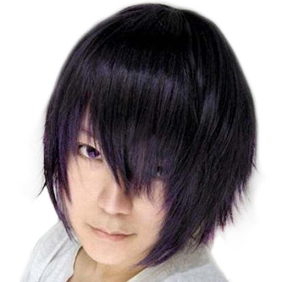 Kurze Perücke für Herren, Cosplay, Party, Kostüm, volle Perücke, gerade Perücken, Geschenk