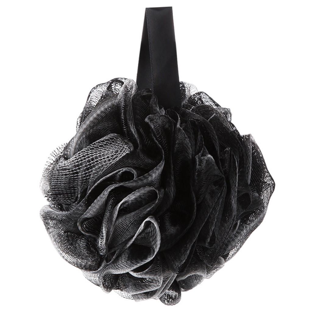 (SU)Bad-Duschschwamm, Peeling-Netzbürste, Bad-Duschschwamm, sauber, schwarz One size schwarz