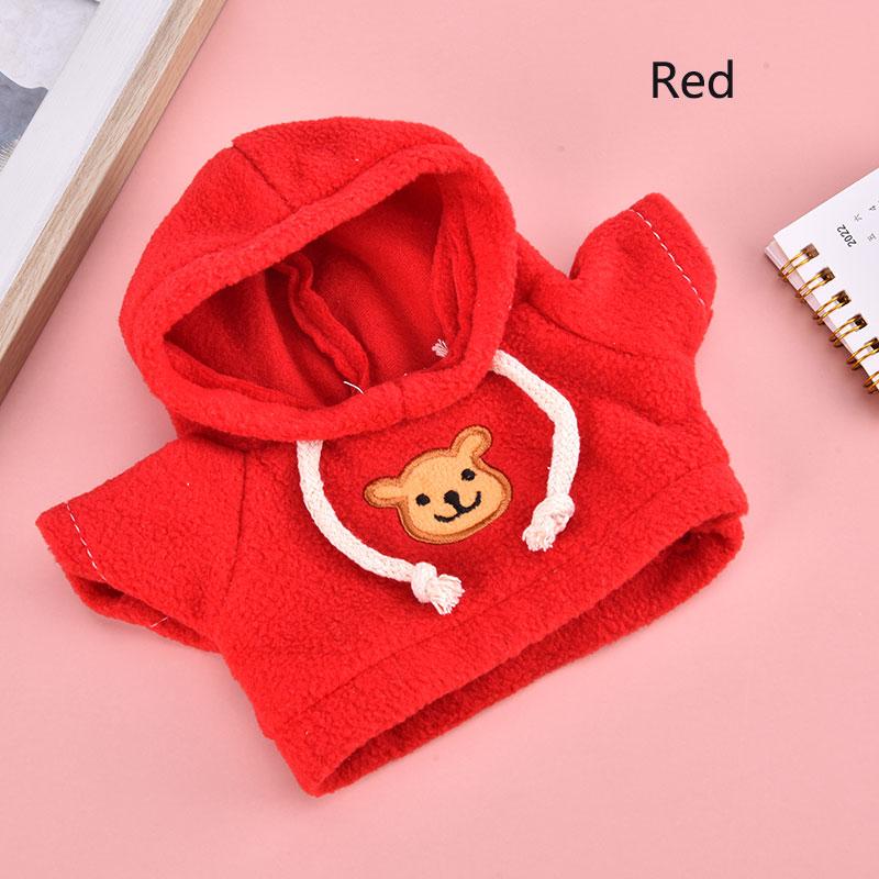 Plüschtier Kleiner Pullover Teddybär Pullover Pullover Cartoon Puppenkleidung rot