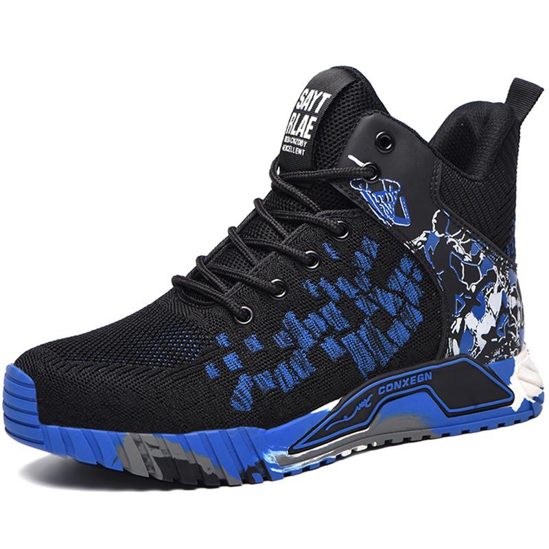 Herrenstiefel Arbeitssicherheitsstiefel Anti-Smash Anti-Pannen Arbeitsschuhe Sicherheitsschuhe Herren Damen Arbeitsschuhe Unzerstörbare Arbeitsstiefel 43