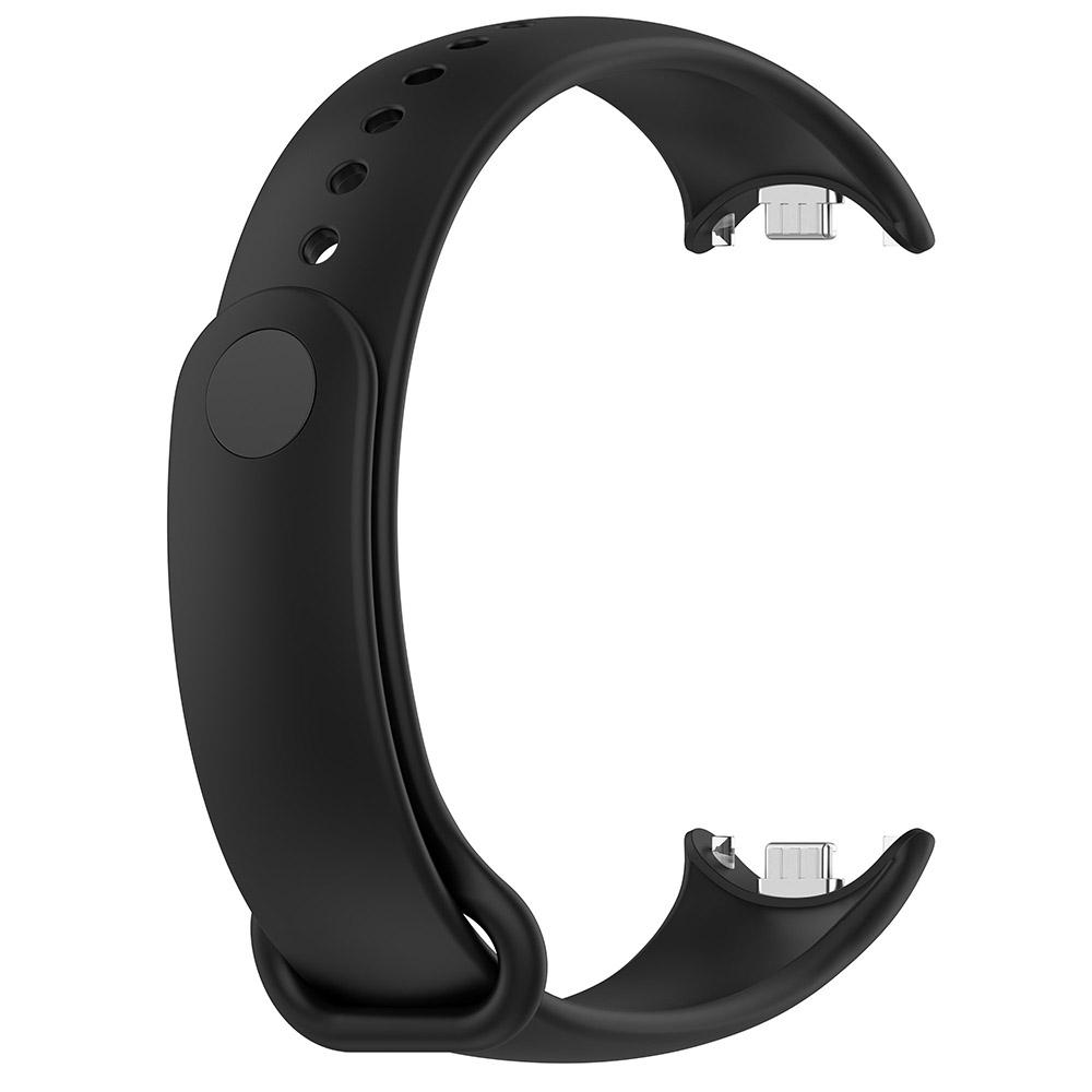 Silikon-Armband für Xiaomi Mi Band 9/8 NFC Smart Armband Armband schwarz