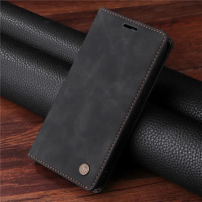 Leder Klapphülle für Samsung Galaxy A05S M22 M32 F42 M13 M23 M12 M31 A04S M13 J7 2017 A7 A8 2018 Note 10 20 Brieftaschengülle For J7 2017 J730 schwarz