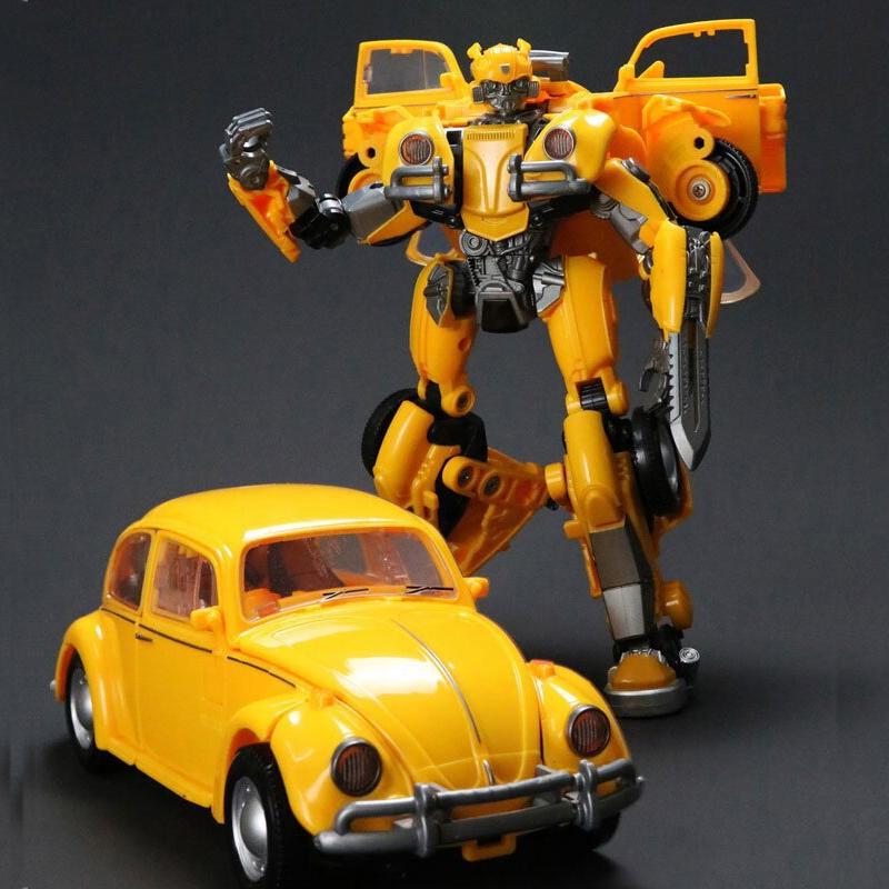 22CM Transformers Spielzeug Roboter Bumblebee Kampf-beschädigte Version Action Figur Spielzeug Verformung Anime Modell Kind Spielzeug 21cm