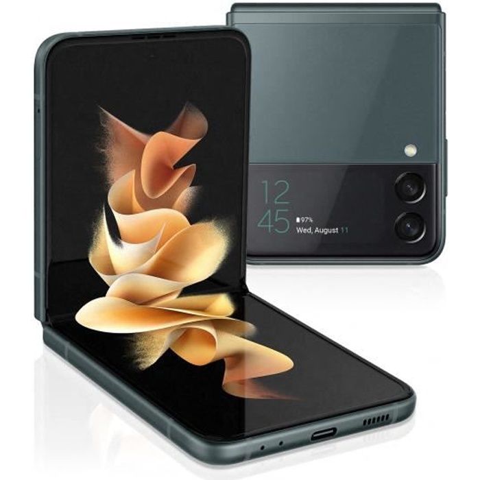 Generalüberholtes Samsung Galaxy Z Flip 3 5G Smartphone 8GB RAM+128GB/256GB Entsperrt SIM+eSIM 8+128GB grün