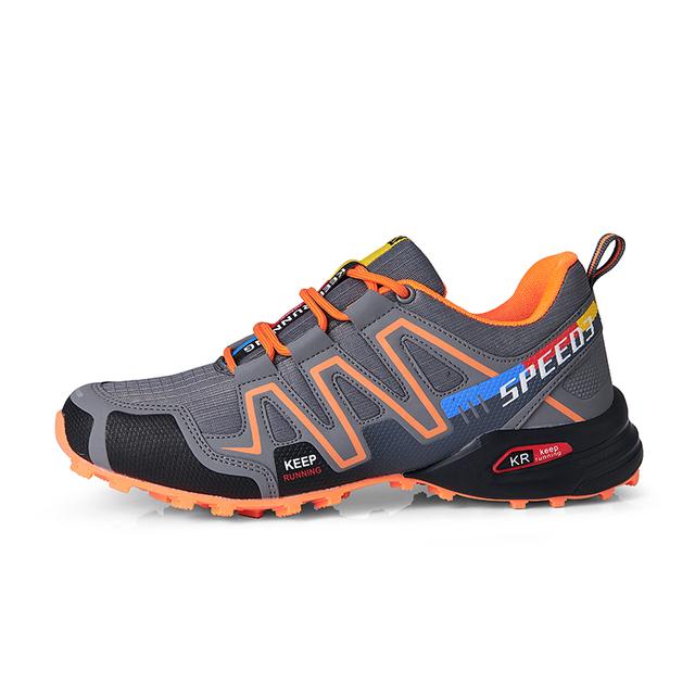 Herren Sneakers Designer rutschfeste wasserdichte Herrenschuhe Gemütliche leichte Wanderschuhe Luxus Outdoor Wandertrainer Körbe Homme Tenis 45 gray
