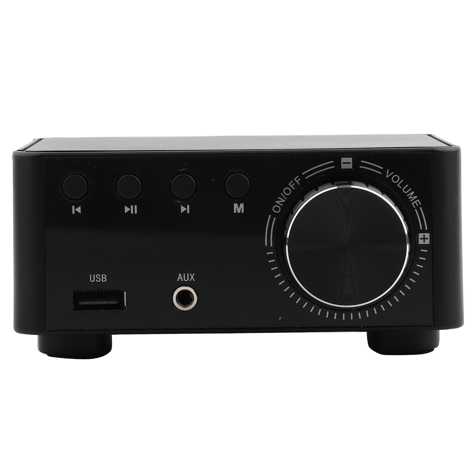HIFI Bluetooth 5.0 Digital Audio Verstärker Board Speicherkarte Player 50W x 2 Stereo für AMP schwarz