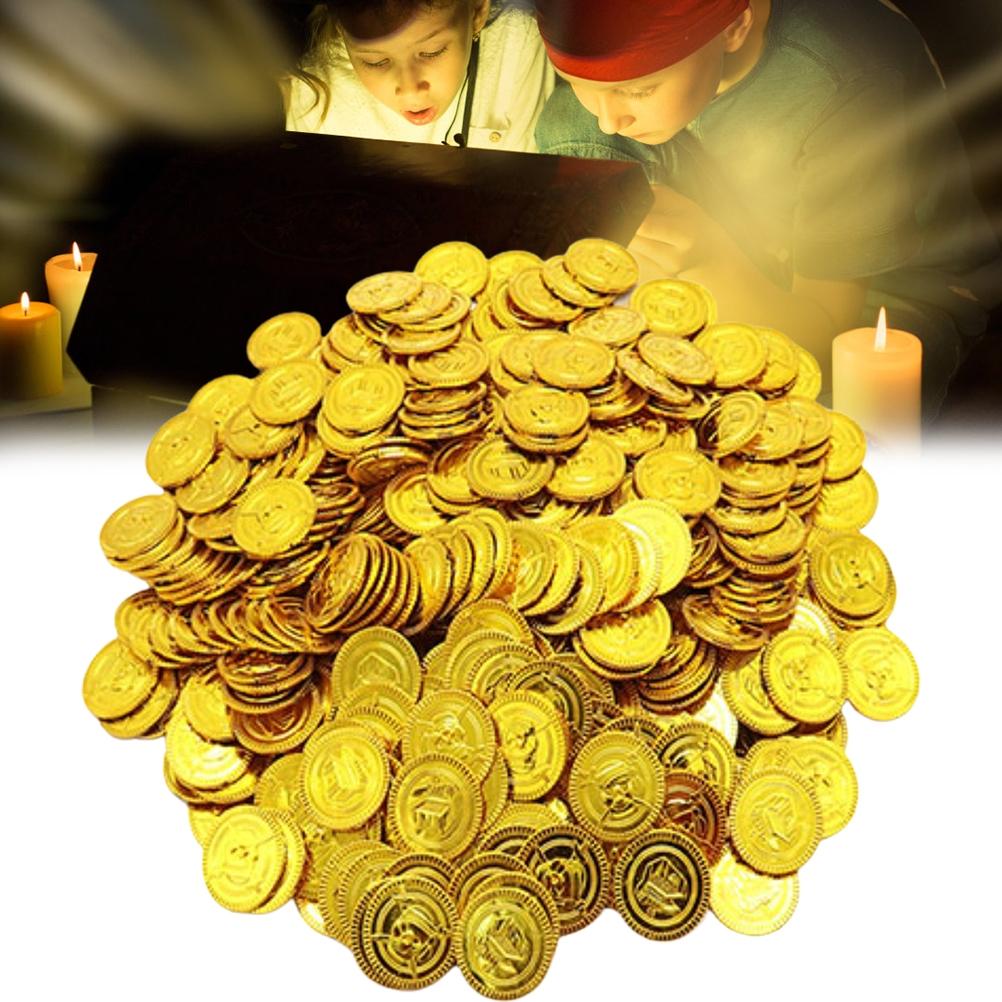 100 STÜCKE Die Kinder Piratenschatz Spielzeug Schatzsuche Spiel Requisiten Langlebig Wiederverwendbar Simulation C