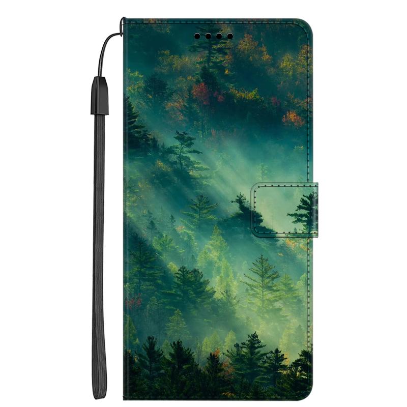 Leder Klapphüllen Für Honor 90 Lite 5G Hüllen Honor90 Portemonnaie Buch Kartenständer Schutz Bemalte Handyhüllen Für Honor 90 5G Taschen Honor 90 Lite himmelblaue