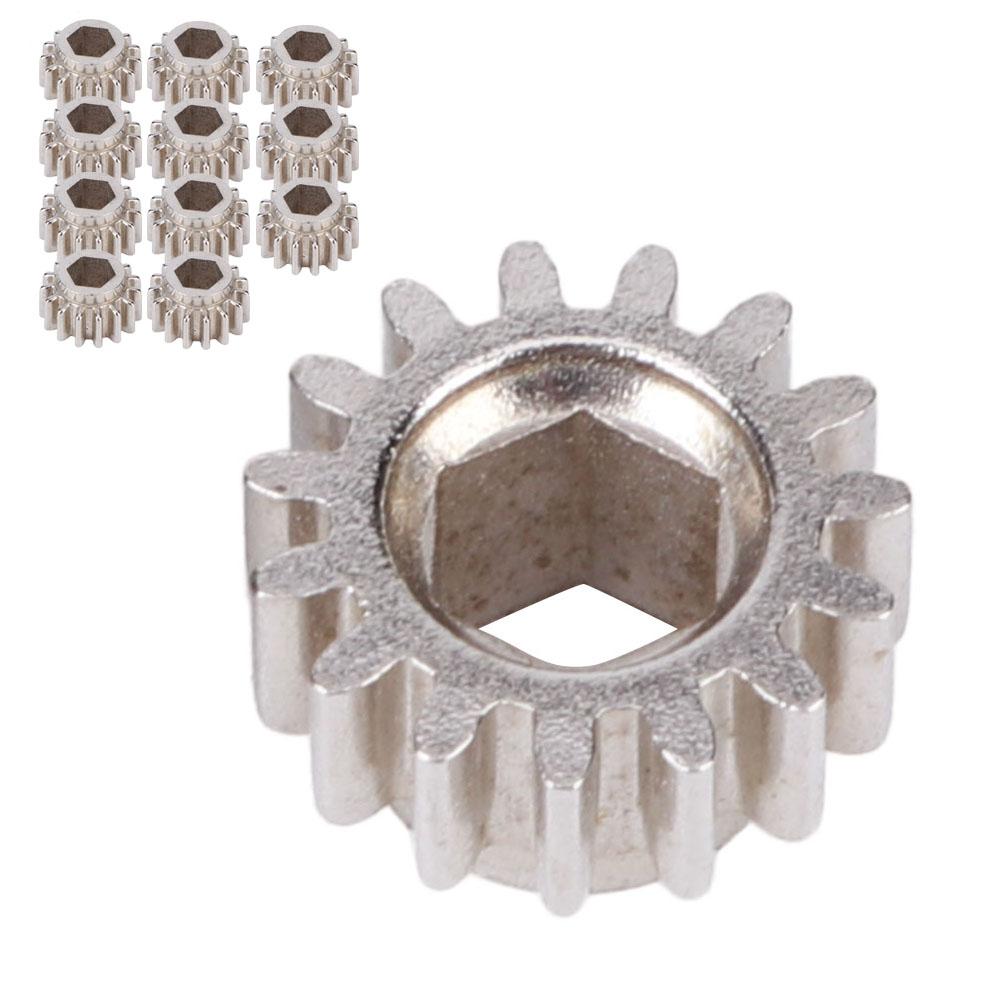 OpenGear Gitarrenmechaniken Zahnräder Sechskant-Klemmung Universelle Montage Stimmwirbel Musikinstrument Werkzeug(Silber 9 silber